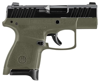 Beretta APX A1 Carry 9mm 3" Fs 8-shot Od Green Optic Ready - $335.68 (add to cart to get this price)