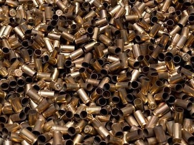 Once Fired 9mm Brass - $30 starting price