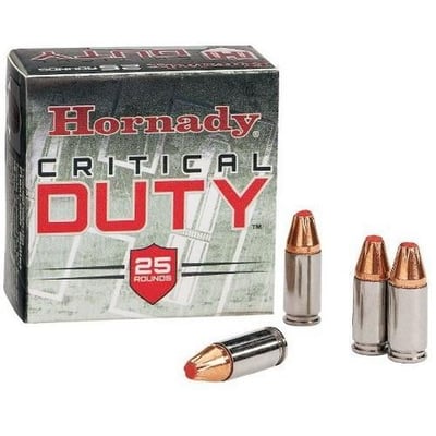 Hornady Critical Duty 9mm 135 grain FlexLock Case of 250 Rounds - $229