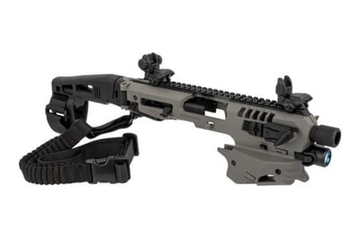 CAA Micro Advanced Conversion Kit with Long Stabilizer for GLOCK 20/21 Tungsten Gray - $324