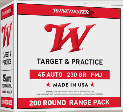 Winchester 45 ACP 230 Grain Full Metal Jacket Ammunition - $399 (Free S/H)