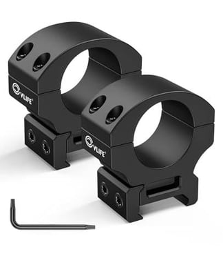 CVLIFE 1 Inch Scope Rings Low Medium High Profile for 20mm Picatinny Rails 2 Pieces - $8.99 w/code "U3X9GKRY" (Free S/H over $25)