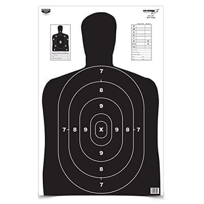 Birchwood Casey Eze-Scorer BC27 Paper Target (Per 5), Black, 23 x 35-Inch - $4.99 (Free S/H over $25)