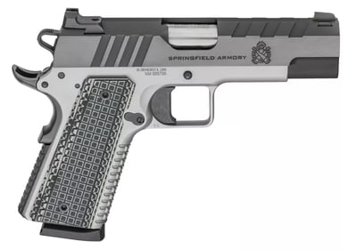 Springfield Armory 1911 Emissary 45 ACP 4.25" 8 Round SS Frame Blued Slide - $1088.88