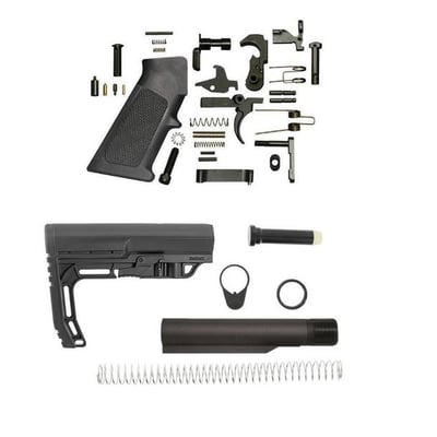 MFT BATTLELINK Minimalist AR-15 Lower Build Kit - Black - $69.95 