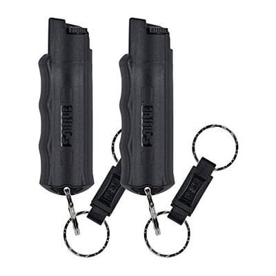 SABRE 3-in-1 Defense Spray – Pepper Spray, Tear Gas & UV Dye, Quick Release Keychain for Easy Carry, Finger Grip for Aim, 3X Longer Spray Time (Up to 10 Seconds), Max Police Strength, 0.54 fl oz - $14.99 + FREE Shipping
