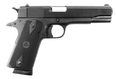 ROCK ISLAND GI 1911 Entry 45ACP 5" 8rd Pistol Black w/ Rubber Grips - $377.09 (FREE Shipping on Firearms)