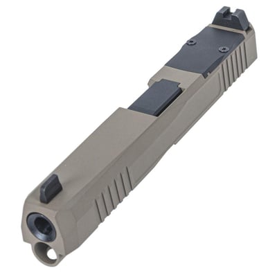 PSA Dagger Compact X-1 Complete RMR Slide Assembly with Non-Threaded Barrel, Long Slide, Flat Dark Earth - $231.99