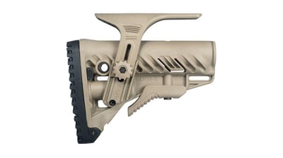 FAB Defense AR-15/M4 Stock With Adjustable Cheek Riser Battery Storage And Rubber Buttpad, Flat Dark Earth - $68.99 w/code "GUNDEALS" (Free S/H over $49 + Get 2% back from your order in OP Bucks)