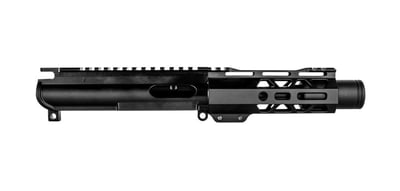 RTB 4.5" 9mm Upper Receiver - Black FLASH CAN 5.5" M-LOK Without BCG & CH - $184.95