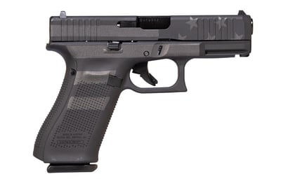 Glock 45 9mm Semi-Auto Pistol with Custom Black Stealth American Flag - $679.99 (Free S/H on Firearms)