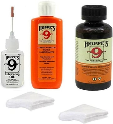 Hoppe's No. 9 Elite Gun Cleaning Kit Gun Bore Cleaner, Lubricant Oil & Patches - $14.95 (Free S/H)