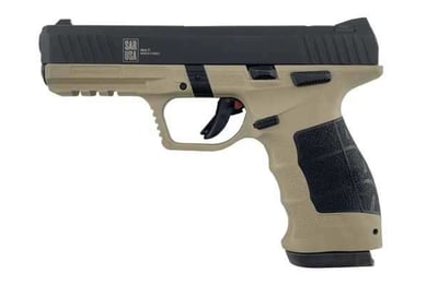 SAR USA SAR9 4" 9mm 15rd Pistol, Safari - $229.99 