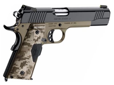KIMBER Custom Covert II 1911 45ACP 5" 7rd Pistol w/ Night Sights & Crimson Trace Lasergrips FDE - $1365.99 (FREE Shipping on Firearms)