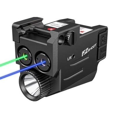 EZshoot Laser Flashlight Combo, 700 Lumens Rechargeable with Blue Green Laser Light - $34.99 w/code "PYOG3AGV" + FREE Shipping