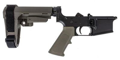 BLEM PSA AR-15 Complete Classic SBA3 Pistol Lower ODG - $169.99