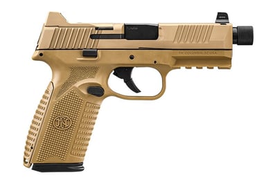 FNH FN510 Tactical 10mm FDE Optic Ready Pistol with Threaded Barrel - $699 after code "FN125" 