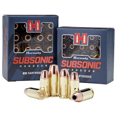 Hornady Subsonic 45 ACP 230gr XTP Subsonic 20rd Box - $22.29