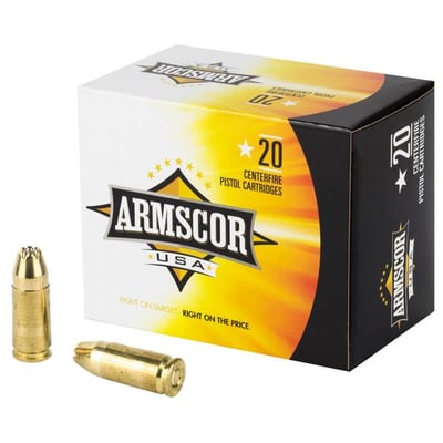 Armscor 9mm 124gr Jhp 20 Rounds - $10.44 