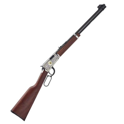 Henry Classic 25th Anniversary 22 Long Rifle Engraved Nickel-Plated Blued Steel Brown Lever Action Rifle - 18.5in - $628.97  (Free S/H over $75 or Free store pickup)