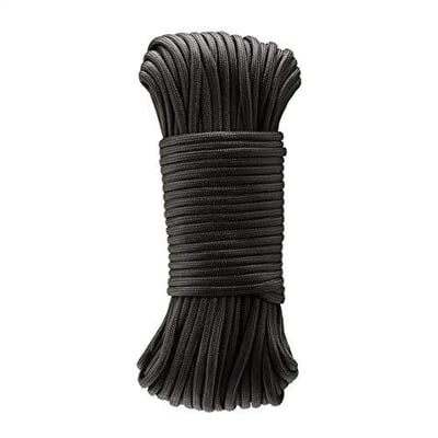 Amazon Basics 550 Type III Paracord, 7-Strand Core, High Strength - 5/32" x 100 Foot (4mm x 30m), Black - $5.76 + FREE Shipping