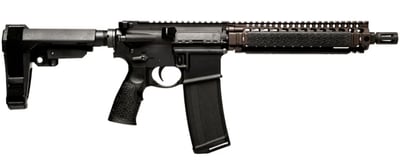 Daniel Defense DDM4 MK18 5.56 NATO 10.3" Barrel 30rd Pistol, SBA3 Brace, Black - $1950