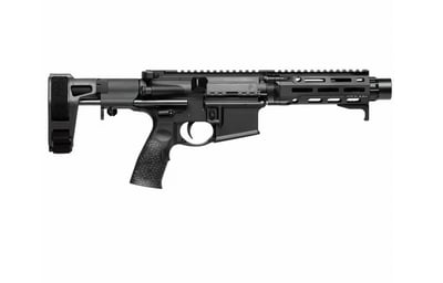 Daniel Defense DDM4 PDW 300 Blackout 7" Pistol, No Magazine, Black Hard Coat Anodized Black Polymer Grip Max Defense CQB Brace - $1769.95 (Add to Cart for Price) 