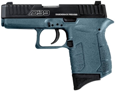 Diamondback DB9 Jesse James Civil Defense Blue 9mm 3" Barrel 6-Rounds - $242.24 (Add To Cart) 