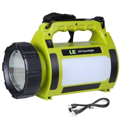 LE 1000lm Rechargeable Outdoor LED Spotlight 10W CREE T6 LED Dimmable 3600mAh Power IPX4 - $38.99 shipped (LD) (Free S/H over $25)