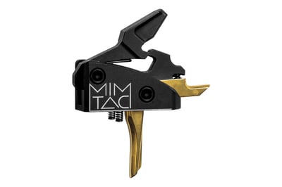 MIMTAC Valkyrie AR-15 Drop-In Single Stage Flat Trigger – 3lb - Gold - $109.95 (FREE Shipping over $50)