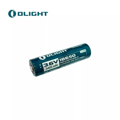 Olight 18650 Rechargeable Battery, 3.6V, 3400 MAH - $0.99 