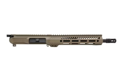 10.5" Slick Side Billet .223 Wylde Nitride Pistol M-LOK Complete Upper - FDE - $249.95 