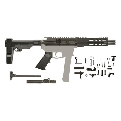 Backorder - CBC AR-15 Pistol Kit 9mm 7.5" Barrel SBA3 Brace No Stripped Lower or Mag - $474.99 after code "GUNSNGEAR" (Buyer’s Club price shown - all club orders over $49 ship FREE)
