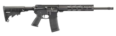 Ruger AR-556 5.56 NATO M-LOK Free-Float Handguard Rifle, Black - $519.99