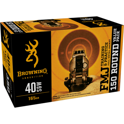 Browning .40 S&W 165 Grain FMJ Bulk Pack Ammunition 750 Rnds - $234.99 (Free S/H)