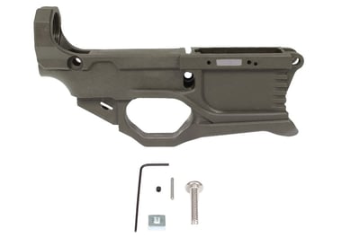 Polymer80 AR-15 80% Lower Blank - Includes Hex Key, Set Screw, Grip Nut, Grip Screw, Bolt Catch Pin - ODG - Rhino Series - $59.99