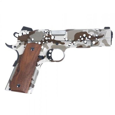 PSA Custom "Chocolate Chip" .45 ACP M1911 Pistol w/ 3 Magazines, Soft Range Case, & Watertight Storage Case - $1299.99