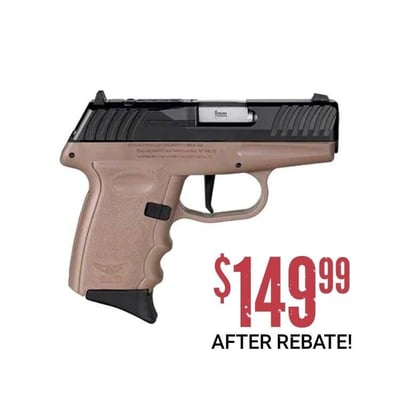 SCCY DVG-1 RDR 9mm 3.1" Barrel 10 Rnd - $193.99  ($7.99 Shipping On Firearms)