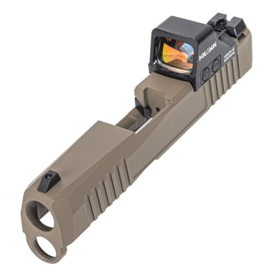 PSA Dagger Micro Complete 9mm Slide With Optics Ready Shield Cut & Holosun 407K, Flat Dark Earth - $319.99 