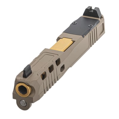 PSA Dagger Complete SWRV2 RMR Slide Assembly With TiN Non-Threaded Barrel, Flat Dark Earth - $229.99