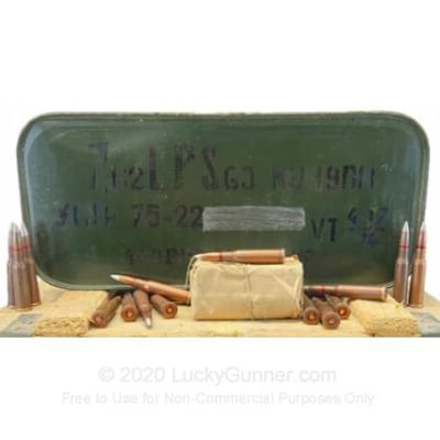 Romanian Military Surplus (Corrosive) 7.62x54r 148 Grain FMJ 440 Rounds in Spam Can - $235