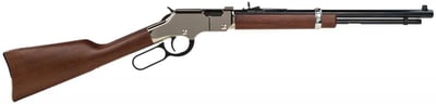 Henry H004SY Golden Boy Silver 22 Short 22 Long 22 LR 16 LR/21 Short 17" American Walnut Nickel-Plated Right Hand - $505.76