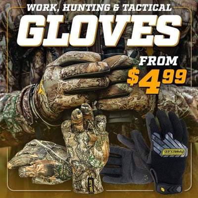 Walker's, Ironclad & Hot Shot Gloves Sale – Hunting & Tactical Gloves from $4.99 (Free S/H over $25)