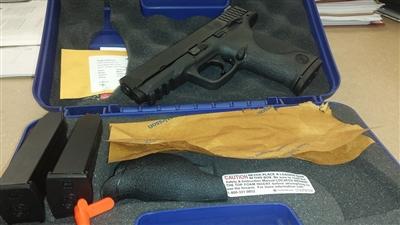 Smith & Wesson MP9 W/Safety 3 - 17RD Mags Night Sights - $450