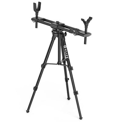 50% off CVLIFE Hunting Rests Shooting Tripod Rifle Hunting Gun Tripod, with Dual Frame and Flexible Orientation, Provide Max Stability for Ground Blinds Shooting Outdoors w/code AHDT3NVF - $44.99 + FREE Shipping