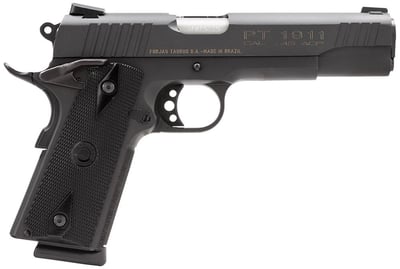 Taurus 1191101FS 1911 Standard 45 ACP 5" 8+1 Blued Black Synthetic Grip - $441.60