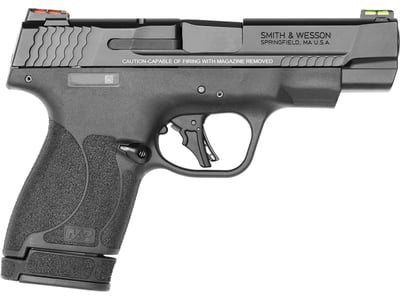 Smith & Wesson PC M&P 9 Shield Plus Semi-Automatic Pistol 9mm Luger 4" Barrel 13-Round Armornite Black - $549.99 Shipped