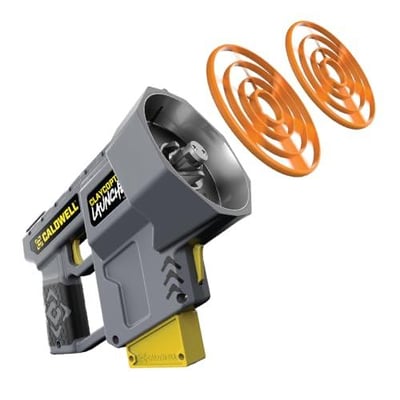 Caldwell ClayCopter Handheld Electric Target Launcher with Rechargeable Battery, Launches Single and Double Targets up to 100 YDS, Variable Speed - $198 + FREE Shipping