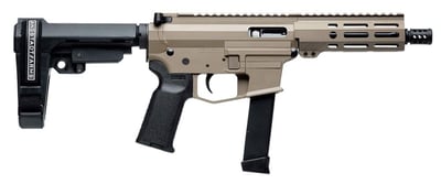 Angstadt Arms AAUDP09BF6 UDP-9 9mm Luger 6" 17+1 Flat Dark Earth Cerakote Black Magpul K2 Grip Adjustable SBA3 Pistol - $1397.99