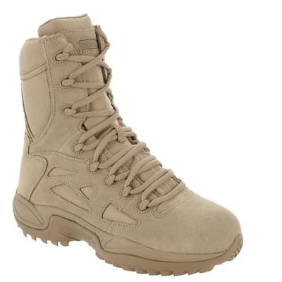 Reebok mens Rapid Response Rb Safety Toe 8" Stealth With Side Zipper Military & Tactical Boot, Desert Tan, 7 Medium US - $111.19 + FREE Shipping